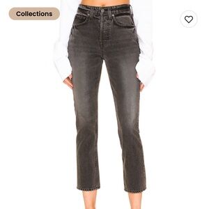 GRLFRND The Karolina high rise straight crop